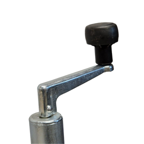 Jockey Wheel & Clamp - Telescopic 34mm Tube Trailer Stand Max Load 75kg