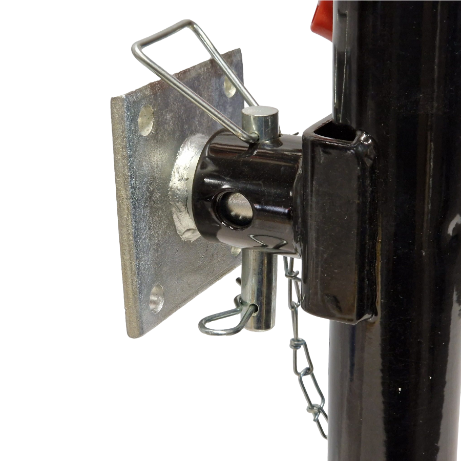 Trailer Jack Telescopic Heavy Duty Stand Tow Bar Lift Max Load 900kg (Bolt-On)