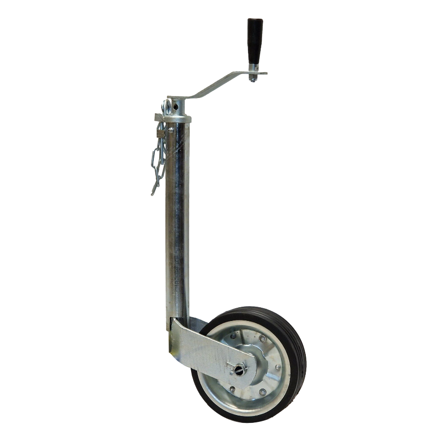 Jockey Wheel Heavy Duty 42mm Tube Telescopic Trailer Stand Max Load 300kg