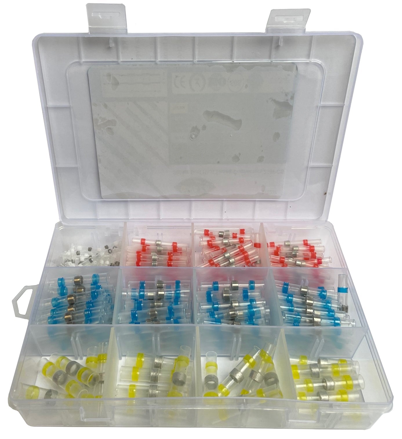 250pcs Heat Seal Connector with Solder – Waterproof Heat Shrink Tubing | For 1-3.7mm Wire