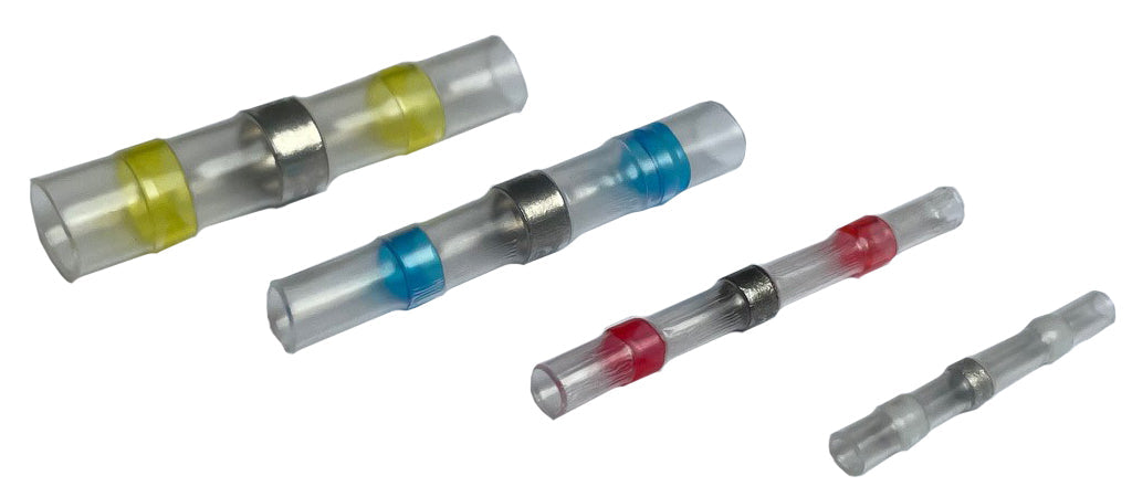 250pcs Heat Seal Connector with Solder – Waterproof Heat Shrink Tubing | For 1-3.7mm Wire