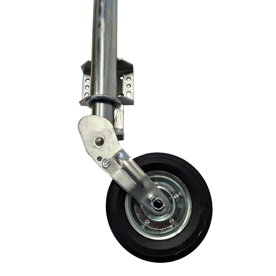 Jockey Wheel Auto-Fold Heavy Duty Telescopic Trailer Stand Max Load 400kg