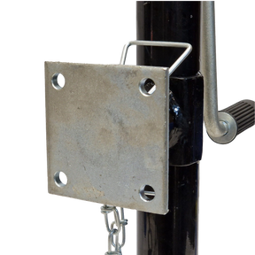 Trailer Jack Telescopic Heavy Duty Stand Tow Bar Lift Max Load 1300kg (Bolt-On)