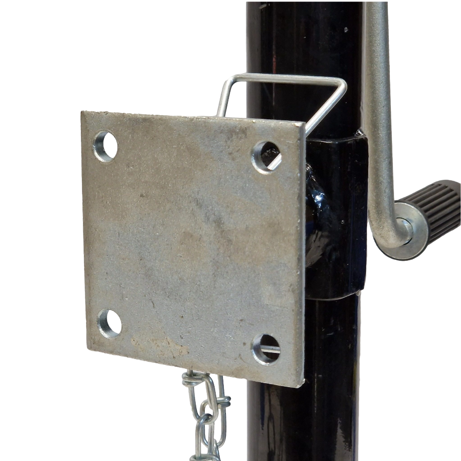 Trailer Jack Telescopic Heavy Duty Stand Tow Bar Lift Max Load 1300kg (Bolt-On)