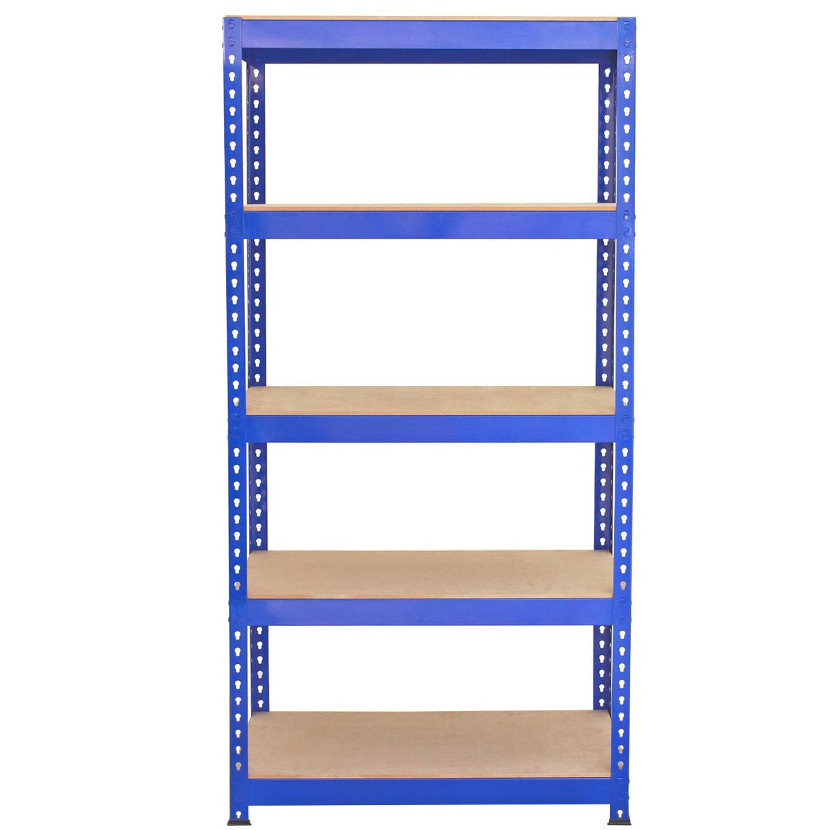 Q-Rax Blue Metal Racking Units – 3 x 90 cm and 2 x 120 cm