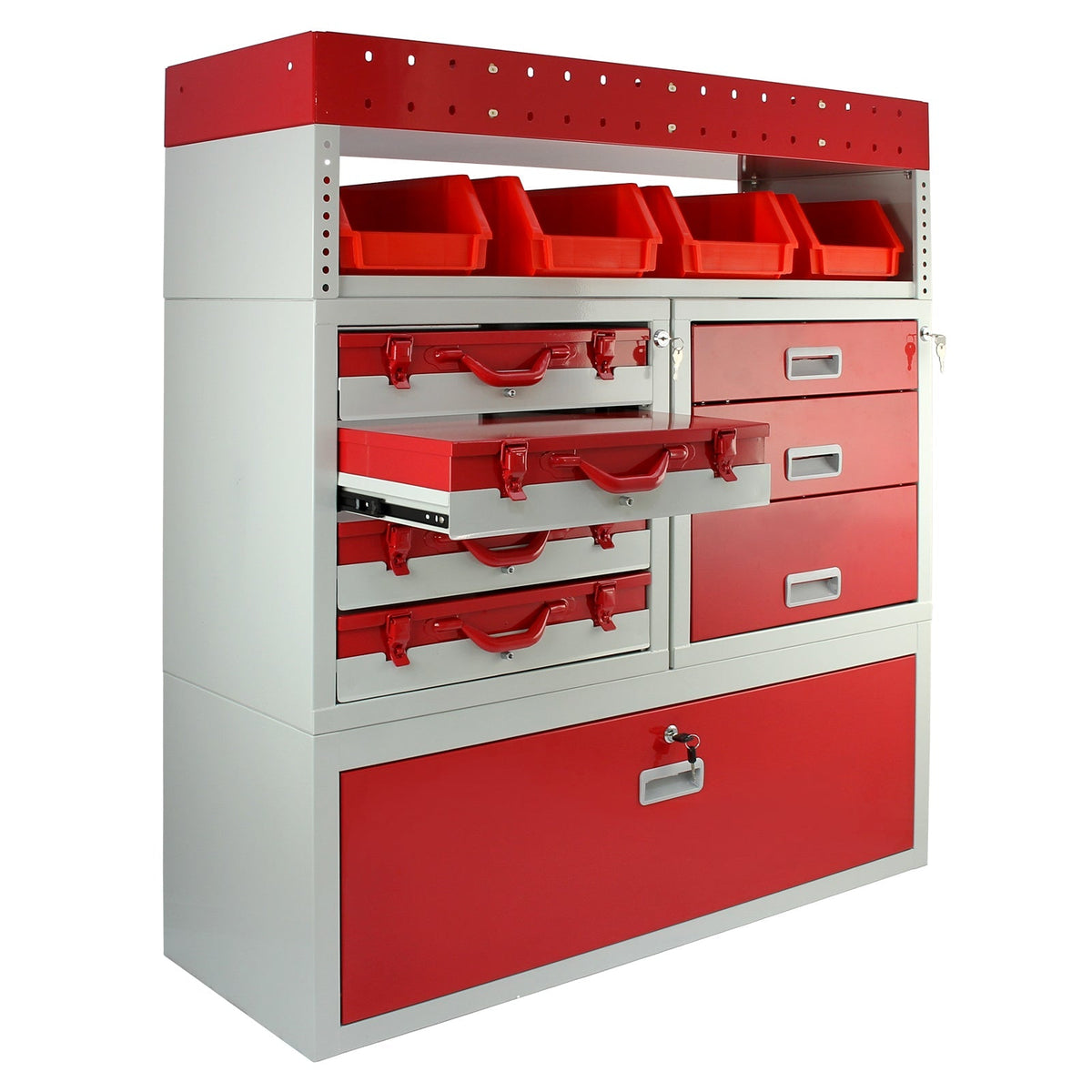 Monster Racking Flame Metal Van Shelving Kit