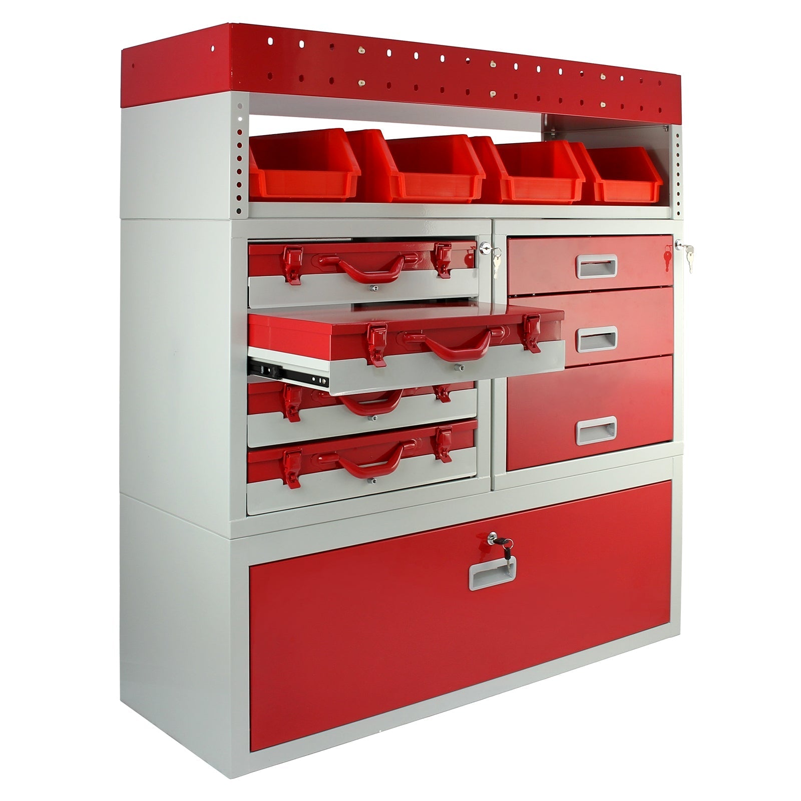 Monster Racking Flame Metal Van Shelving Kit