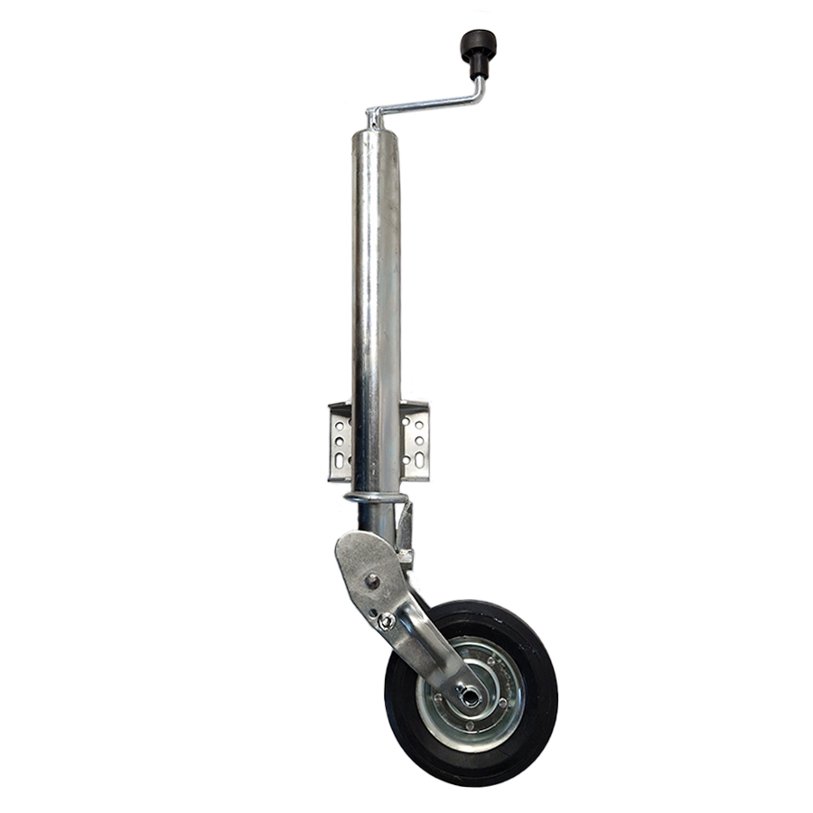 Jockey Wheel Auto-Fold Heavy Duty Telescopic Trailer Stand Max Load 400kg