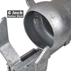 Slurry Tanker Coupler 6" Italian Pipe Quick Attacher Male 300mm Long Neck