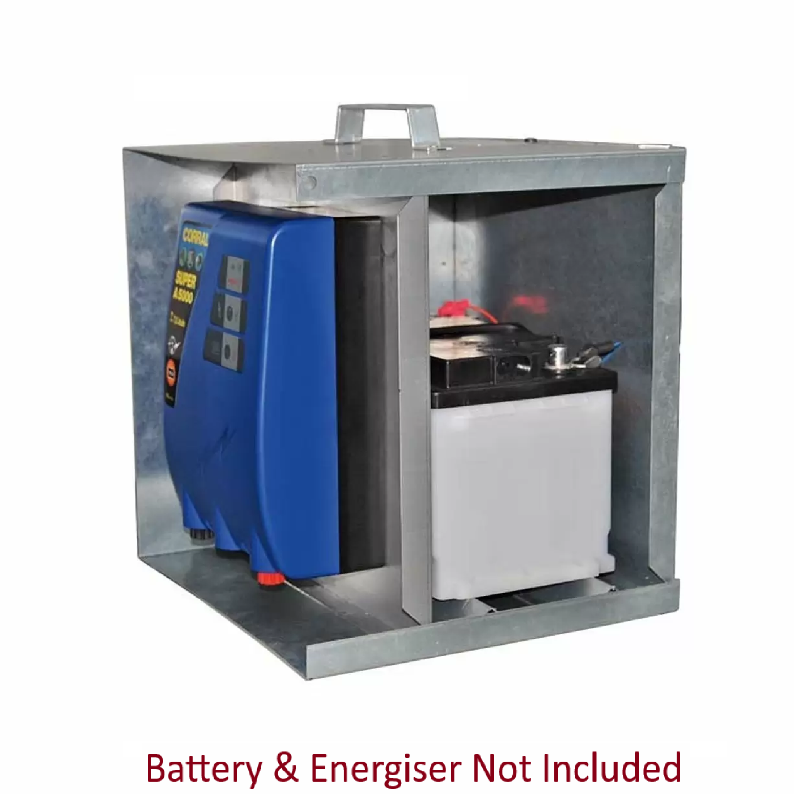 Metal Battery Box for Solar Panels Energizers (Box Only)