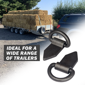 D-Ring Trailer Lashing 95x65mm Loop Heavy-Duty Load Strap Tie-Down Point Eye