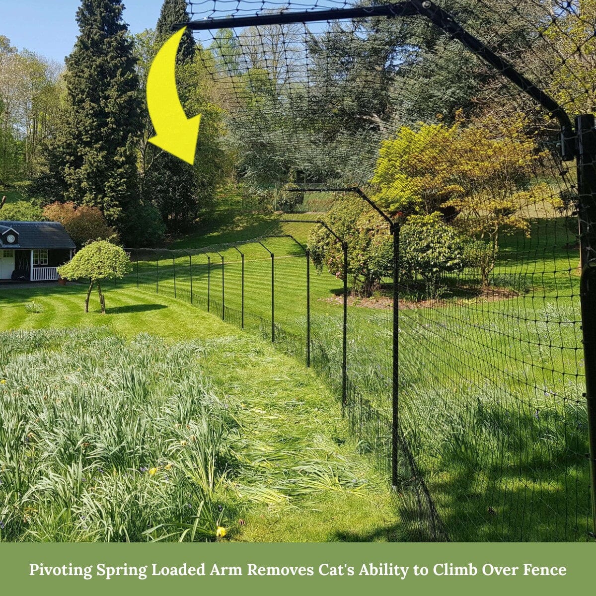 Free-Standing Cat Fence Enclosure System