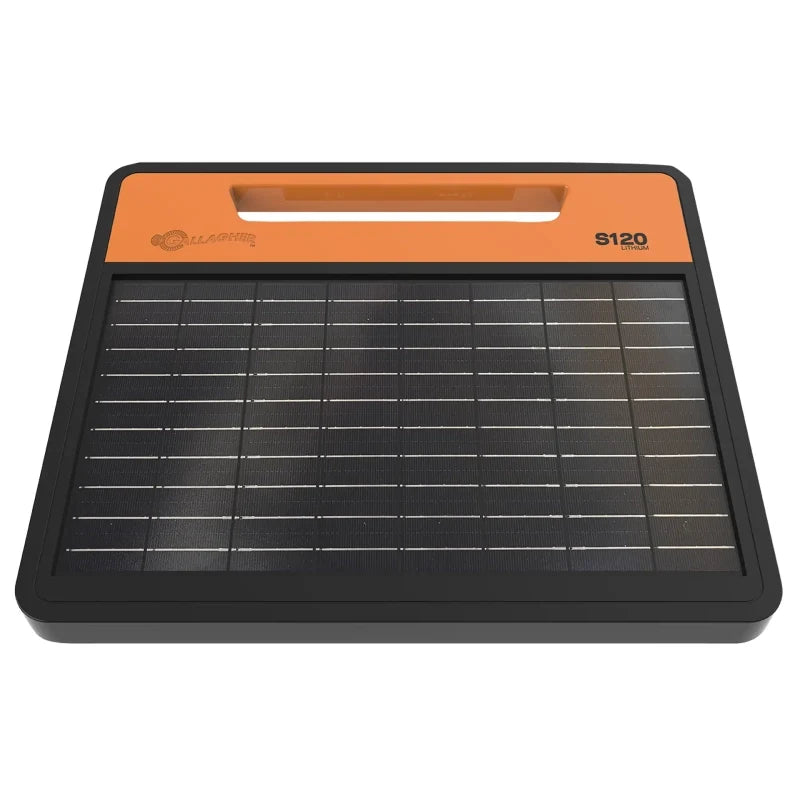 Gallagher S120li Solar Electric Fence Energiser - 1.2J 40km