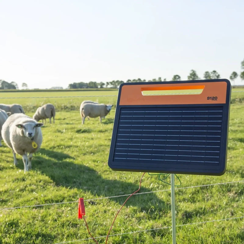 Gallagher S120li Solar Electric Fence Energiser - 1.2J 40km