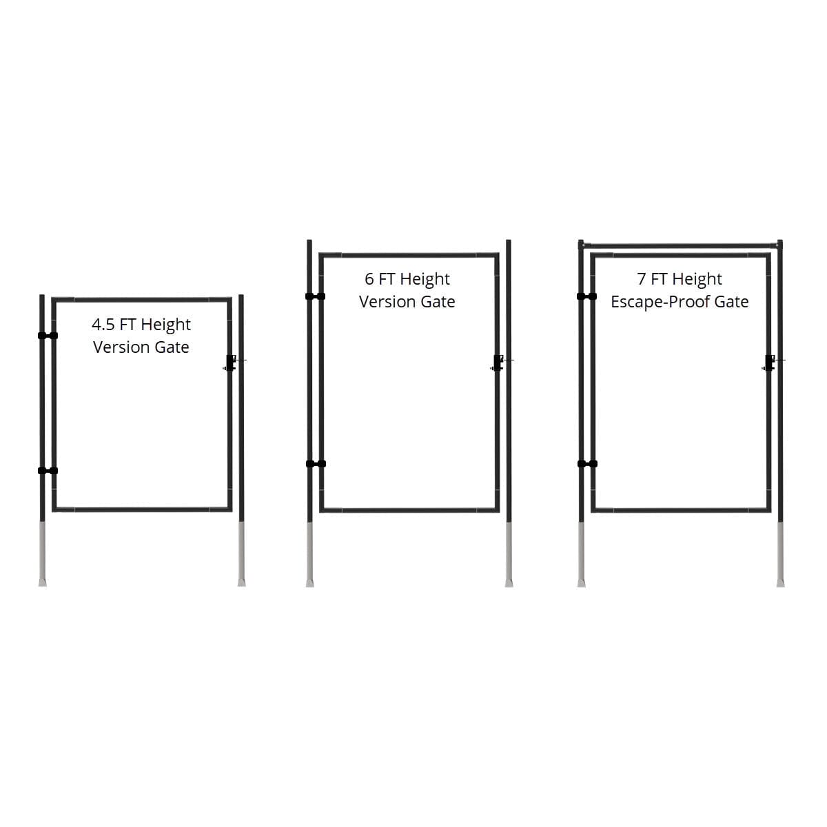 Heavy Duty Entry Gate for Freestanding Dog Fence System