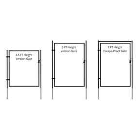 Heavy Duty Entry Gate for Freestanding Dog Fence System
