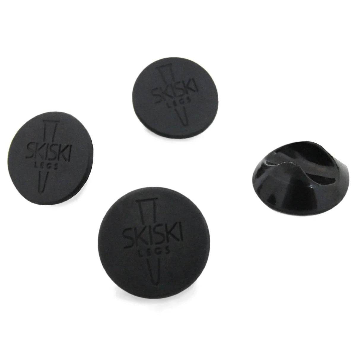 4 x Hairpin Leg  Black 12mm Feet Protectors Pack