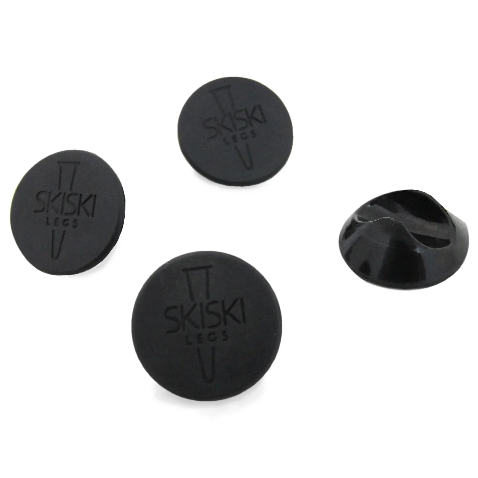 4 x Hairpin Leg  Black 10mm Feet Protectors Pack