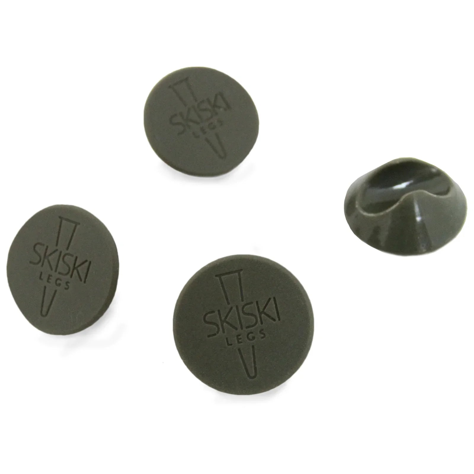 4 x Hairpin Leg  Grey 10mm Feet Protectors Pack