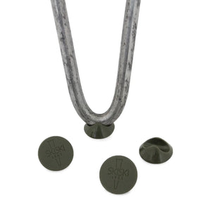 4 x Hairpin Leg  Grey 12mm Feet Protectors Pack