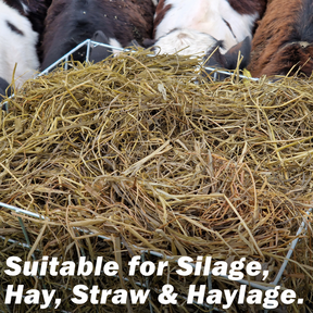 Hay Basket Feeding Rack Double Sided Slot-Over Galvanised 70 Litre