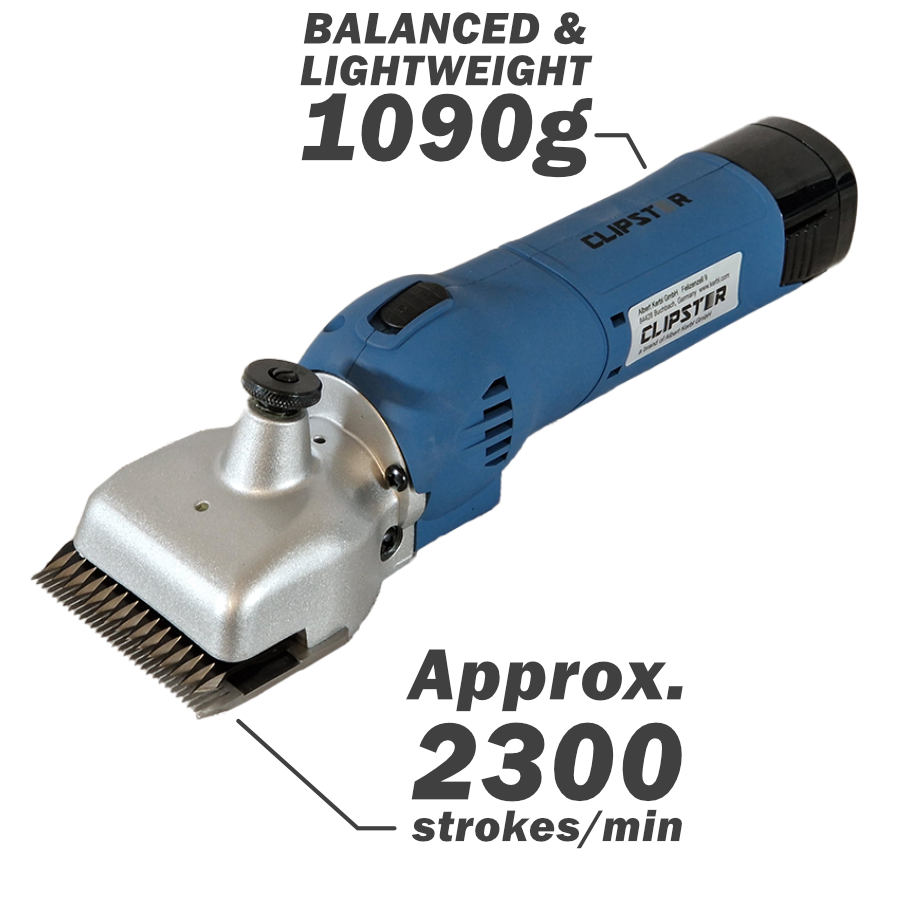 Cattle Clippers Cordless Shears 14.4V 2.5Ah 120min per/battery & Quick Charger
