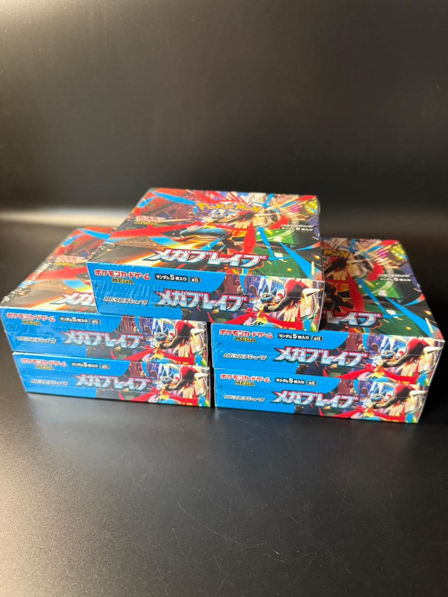 【M1L】Mega Brave Booster TCG BOX & CASE〔Factory Sealed〕