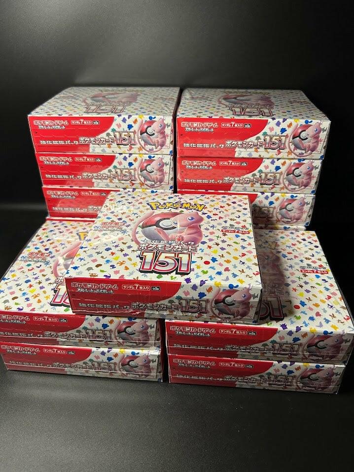 【SV2a】151 Booster TCG BOX & CASE〔Factory Sealed〕