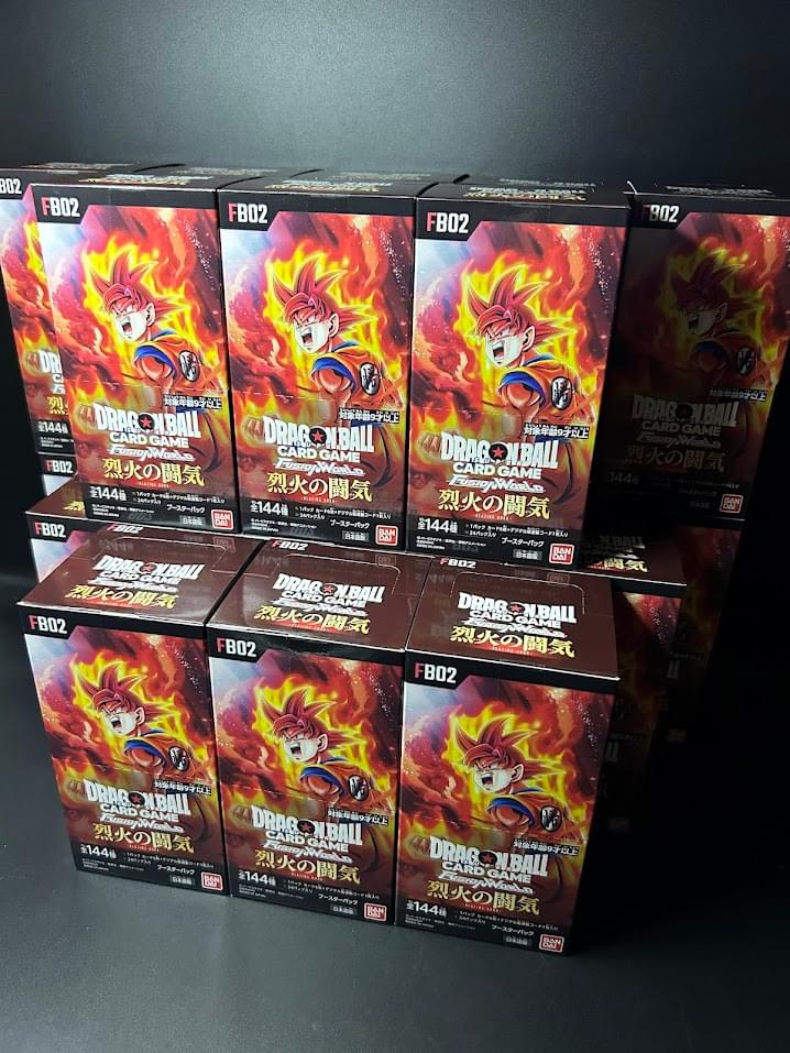 【FB-02】Blazing Aura Booster TCG BOX & CASE〔Factory Sealed〕