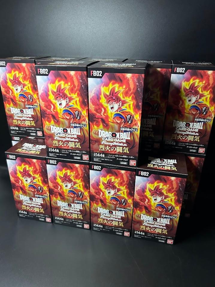 【FB-02】Blazing Aura Booster TCG BOX & CASE〔Factory Sealed〕