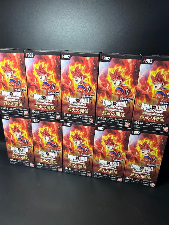 【FB-02】Blazing Aura Booster TCG BOX & CASE〔Factory Sealed〕