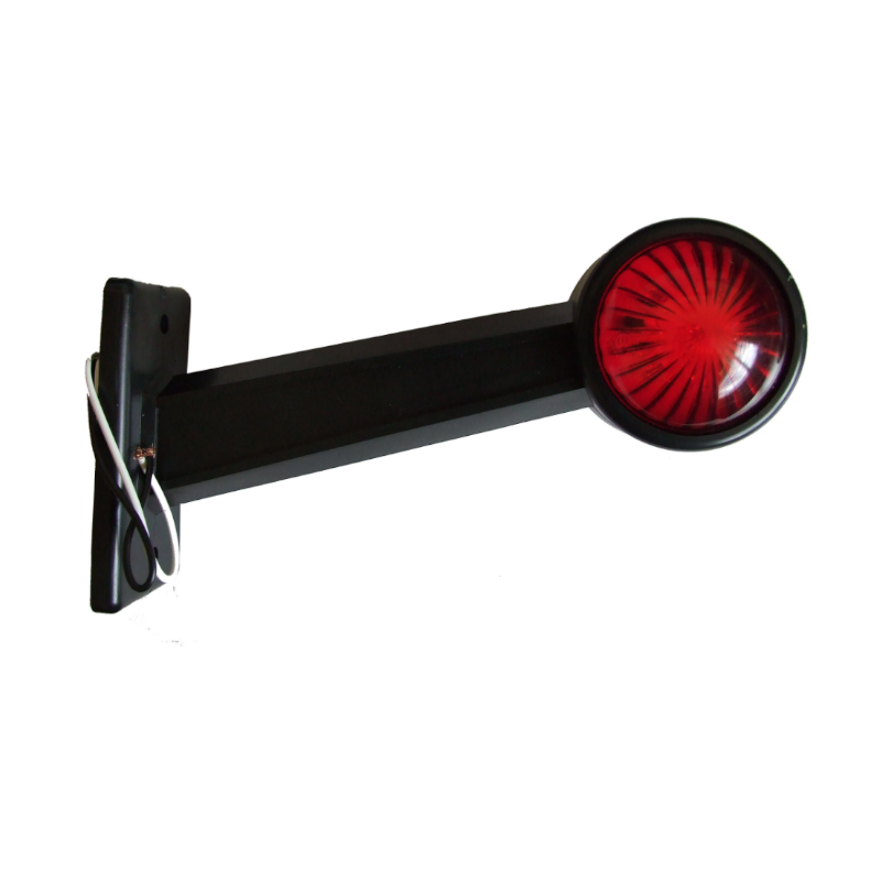 Stalk LED Trailer Towing Lamp 12 LED Dual Side Marker Screw Mounting (Right & Left) 10-30V E Marked IP67 Waterproof
