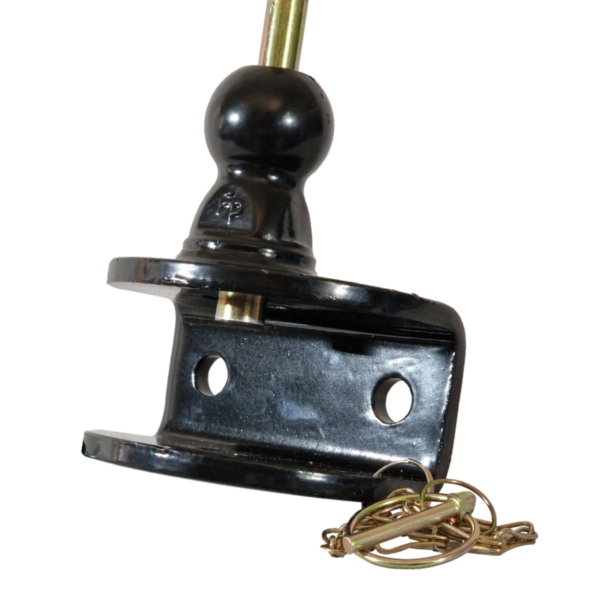 Dual Tow Ball Hitch Mount 50mm Ball & 16mm Pin Coupling Heavy Duty Towing 1500kg