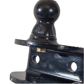 Dual Tow Ball Hitch Mount 50mm Ball & 16mm Pin Coupling Heavy Duty Towing 1500kg
