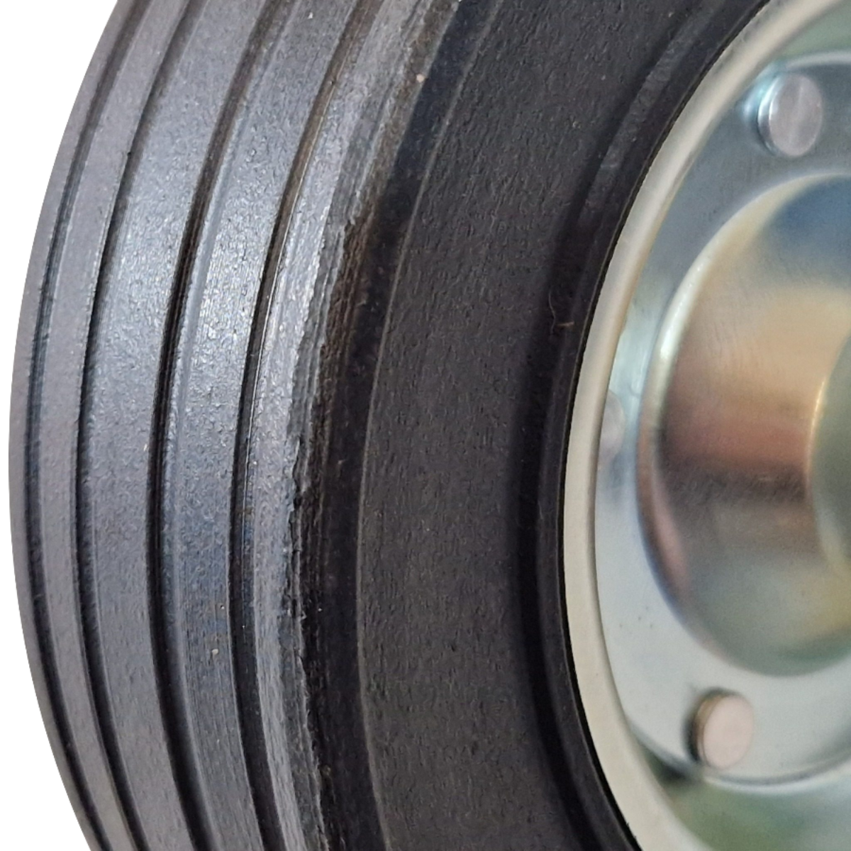 Replacement Wheel for Jockey Wheel 220x65mm Steel Rim w/ 20x60mm Centre Bore