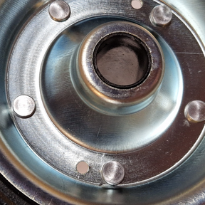 Replacement Wheel for Jockey Wheel 220x65mm Steel Rim w/ 20x60mm Centre Bore
