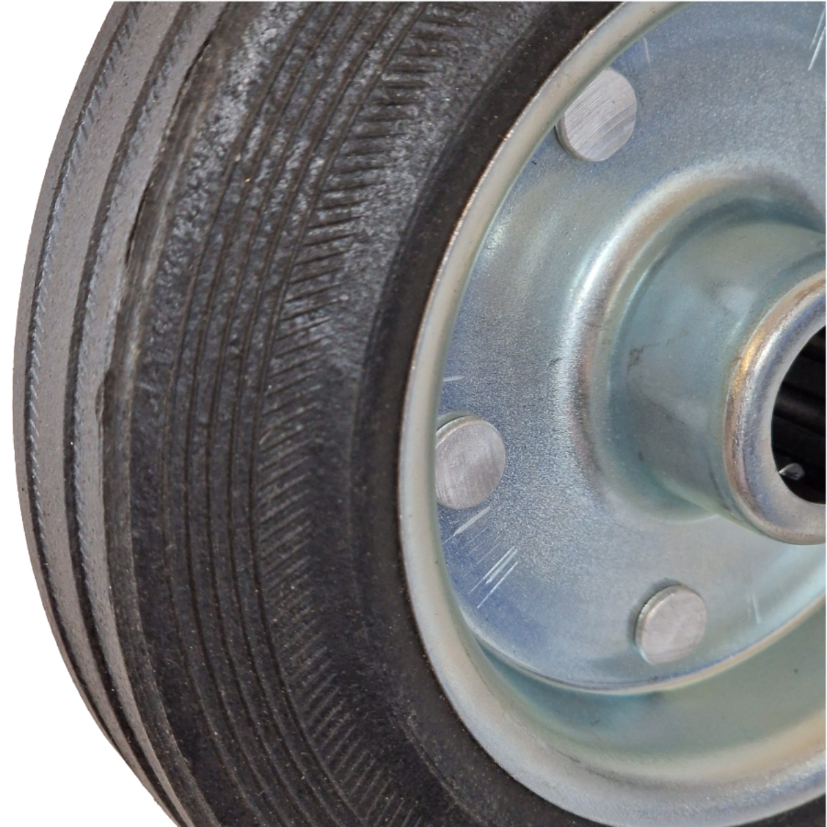 Replacement Wheel for Jockey Wheel 190x35mm Steel Rim w/ 20x55mm Centre Bore
