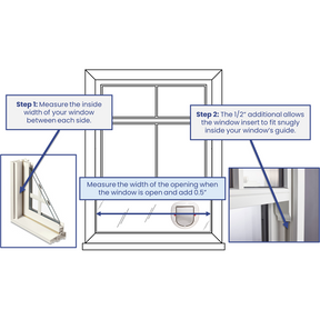 Window Cat Door Insert