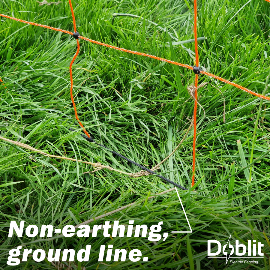 Doblit Sheep Netting Double Pegged 90cm, 50m Orange