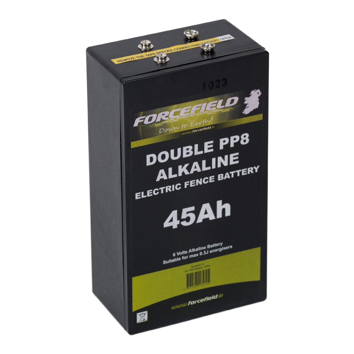 Forcefield PP8 6v 45Ah Alkaline Battery for 6v Energisers
