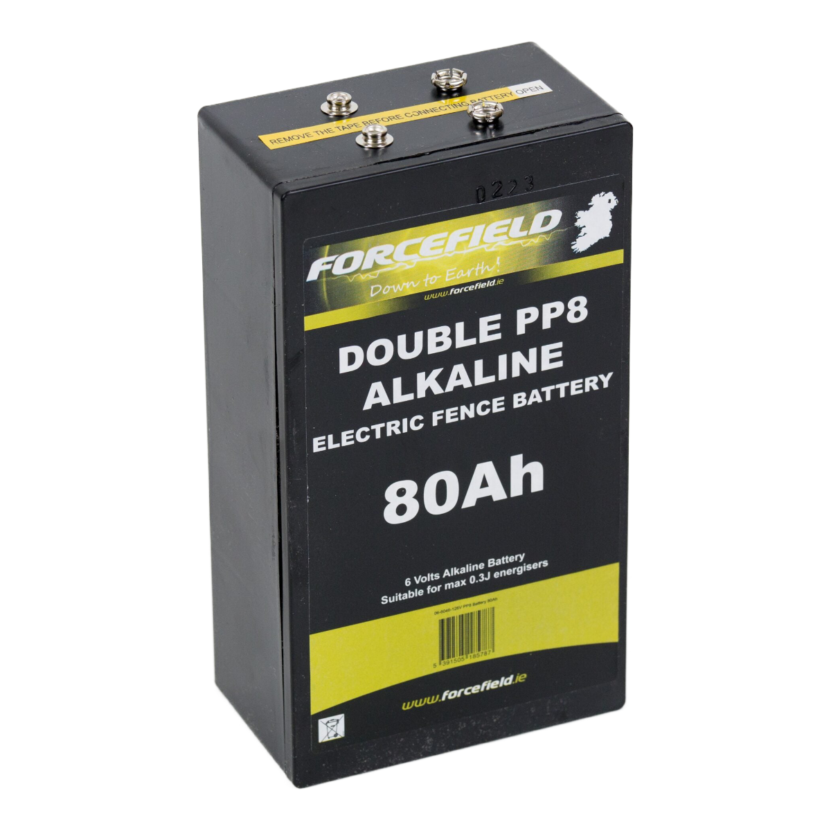 Forcefield PP8 6v 80Ah Alkaline Battery for 6v Energisers