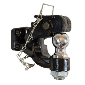 Pintle Hook Dual Hitch 50mm Ball & Ring Heavy Duty Trailer Mount 3000kg