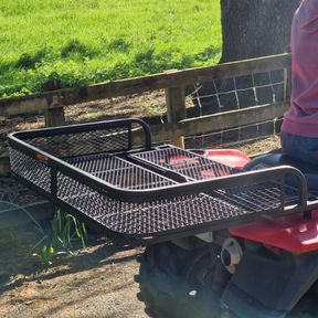 ATV Transport Box Quad Basket Front & Rear - Luggage Rack Mounted Crate for Quad Bikes, ATVS, UTVS