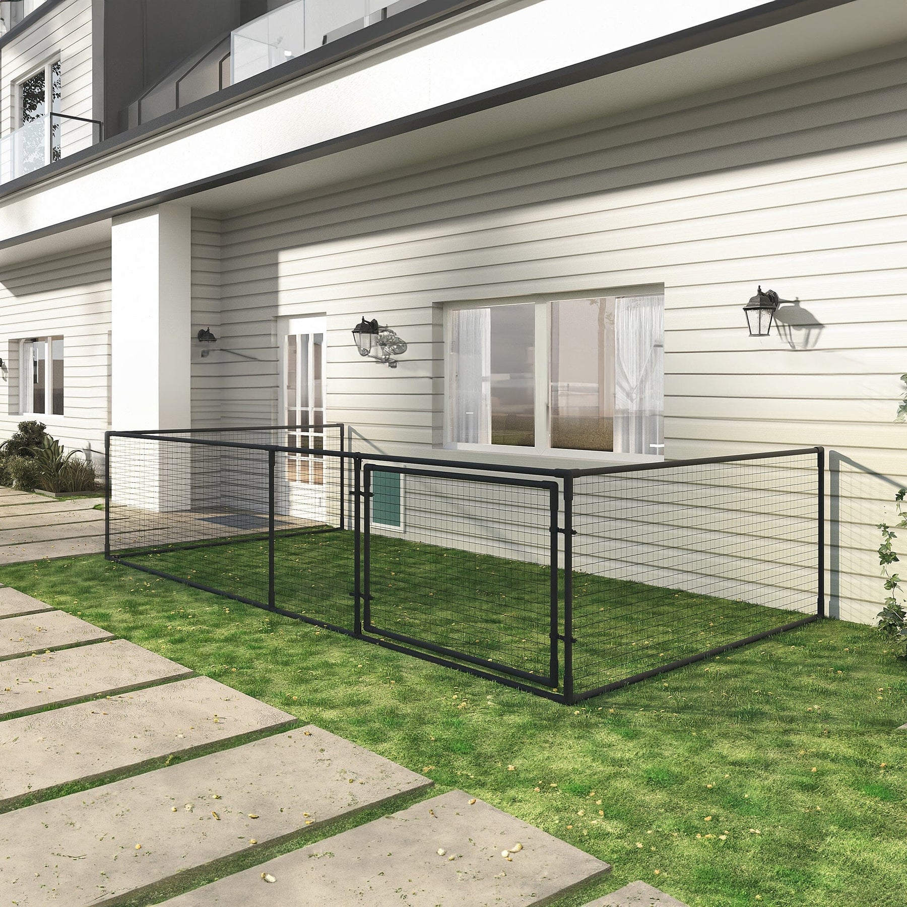 Dog Run Fence