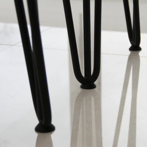 4 x Hairpin Leg  Black 10mm Feet Protectors Pack