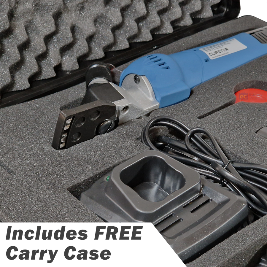 Cattle Clippers Cordless Shears 14.4V 2.5Ah 120min per/battery & Quick Charger