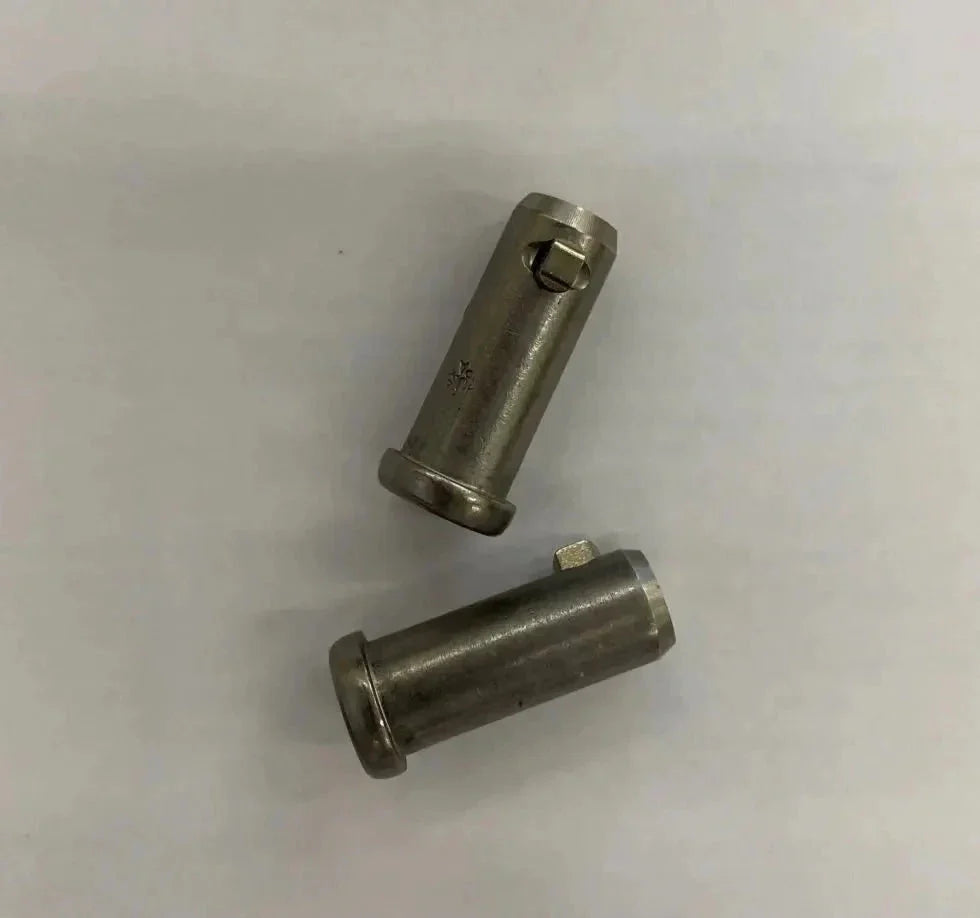 2-Pack 1/2” Diameter x 7/8” Grip Length Pivot Pins – Stainless Steel