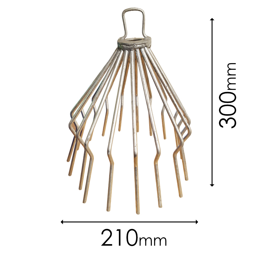 Chimney Bird Guard Cage Cowl Chimney Crow Protection - 225mm Silver