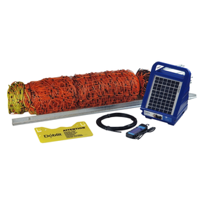 Sheep Netting Solar Electric Fence Kit –  Poly Net with Posts, Solar Energiser for Sheep, Goats & Farm Animals