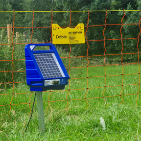 Sheep Netting Solar Electric Fence Kit –  Poly Net with Posts, Solar Energiser for Sheep, Goats & Farm Animals